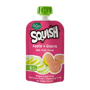 110ml Squish fruit puree apple and guava