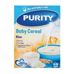 Purity Baby Cereal Rice 6-36mths 450g